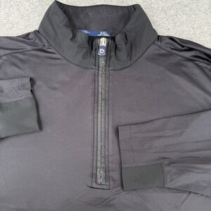 B Draddy Performance Pullover‎ Men's XXL Black 1/4 Zip Golf Stretch Lightweight